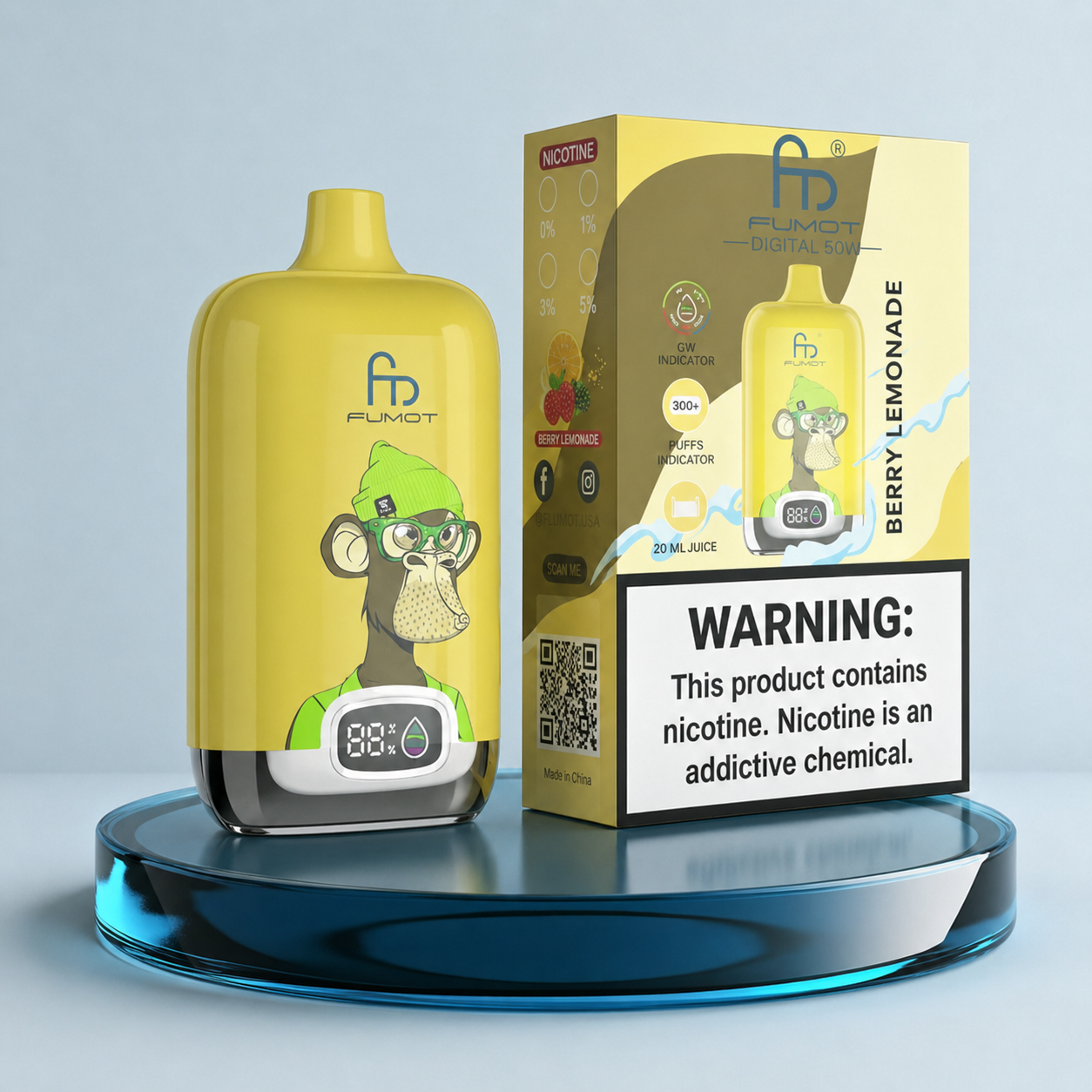 Vape descartável Fumot Digital Box 12K
