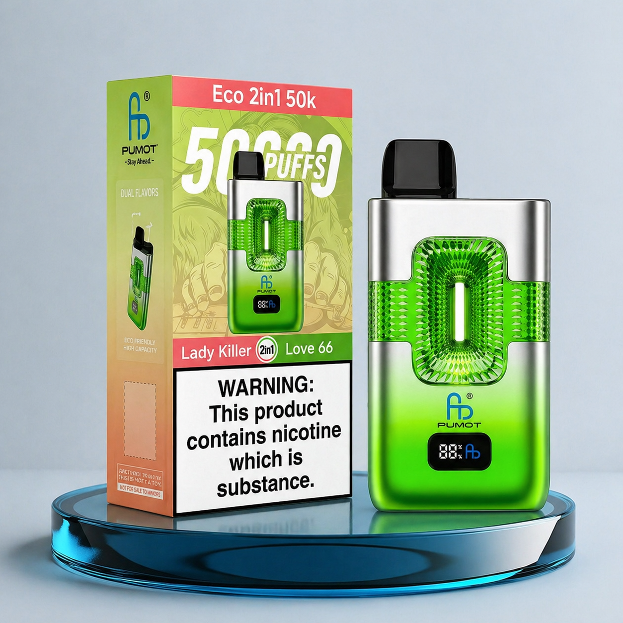 Vape descartável Fumot ECO 2em1 50K