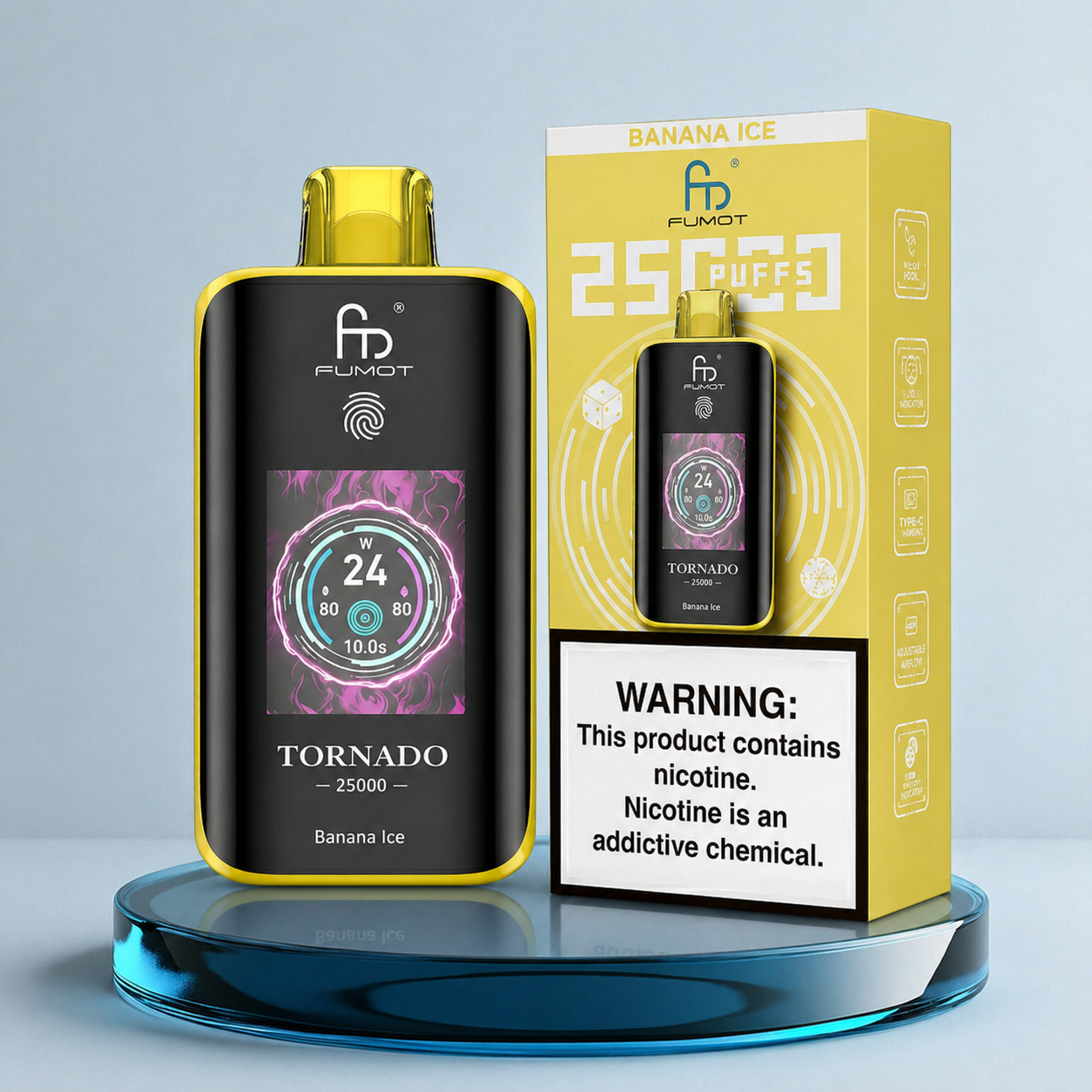 Vape descartável Fumot Tornado 25K