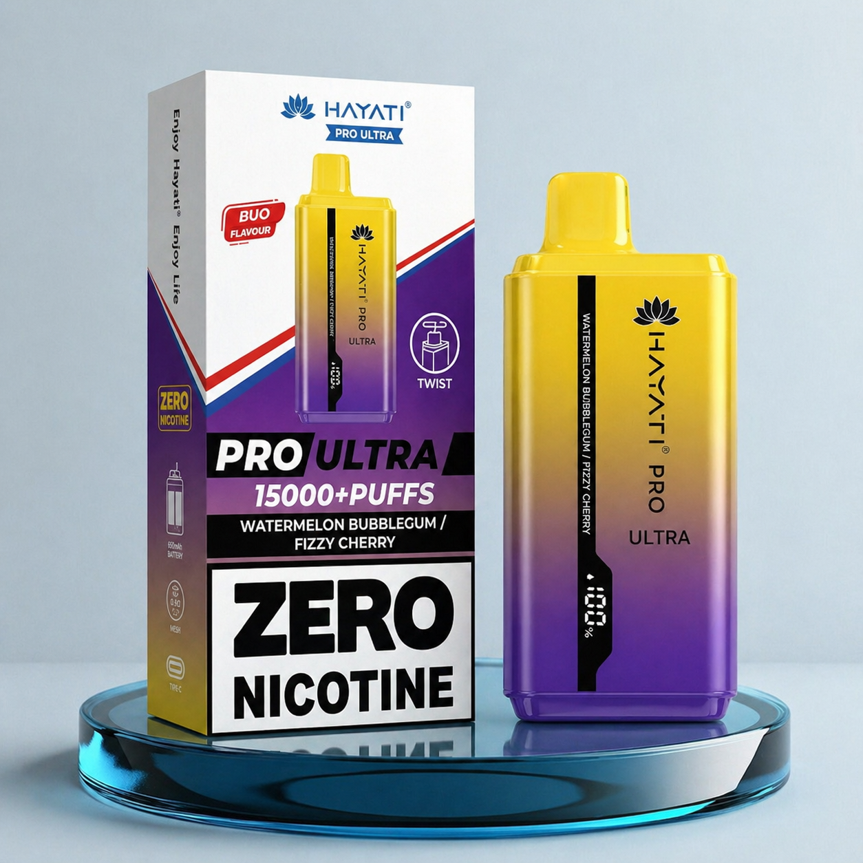Vape descartável Hayati Pro Ultra 15K Sem Nicotina