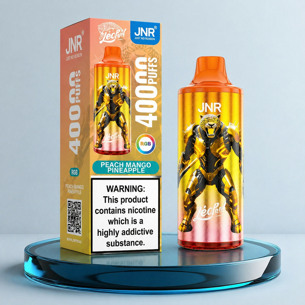 Vape descartável JNR Leopard 40K