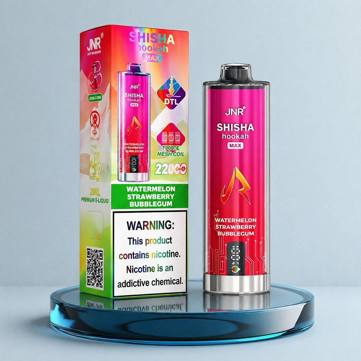 Vape descartável JNR Shisha Hookah Max 22K